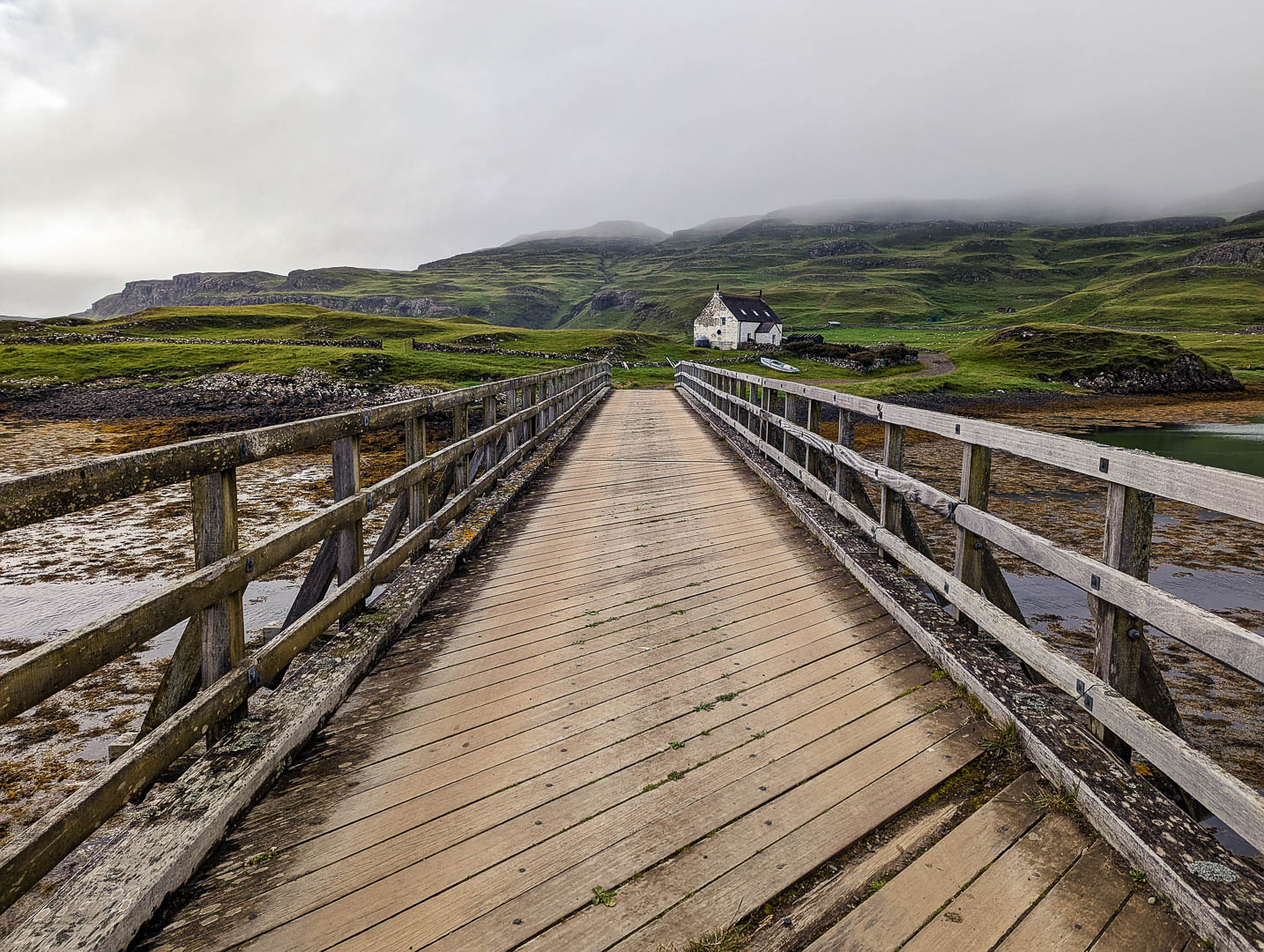 The bridge from Canna to Sanday