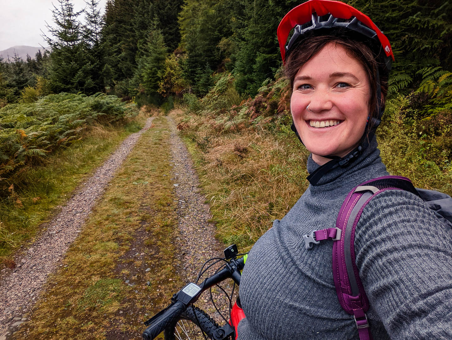 Cycling in the Laggan Forest